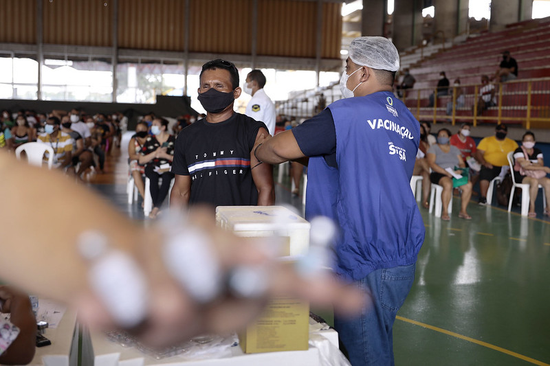 Postos de vacinação contra a Covid-19 não funcionarão nesta segunda-feira em Manaus