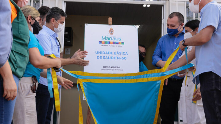 Prefeito David Almeida inaugura Unidade de Saúde da Família na zona Norte e enfatiza melhorias na saúde