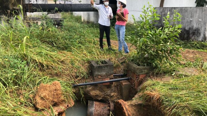 Águas de Manaus é notifica após vazamento em adutora que deixou bairros sem água nesta quarta (15)