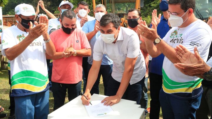 Governador Wilson Lima assina ordem de serviço para obras do ‘SOS Vicinais’ na capital e interior