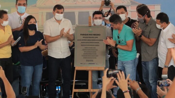 Wilson Lima reinaugura o Parque Rio Negro, que foi totalmente revitalizado pelo Governo