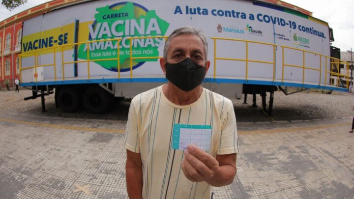 Carreta da Vacina Amazonas encerra primeiro dia com mais de 780 doses aplicadas