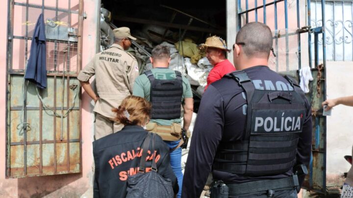 Agentes da CIF deflagram ação para coibir venda de materiais furtados em sucatarias da capital
