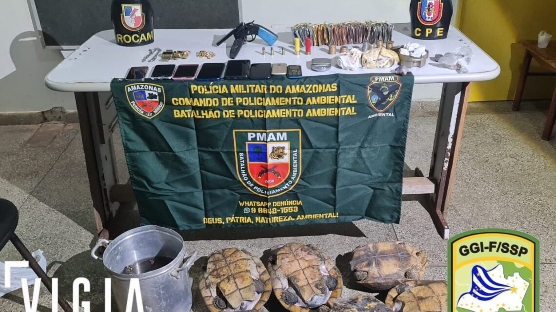 Operação Hórus: homem é preso com arma, drogas e munições no município de Barcelos
