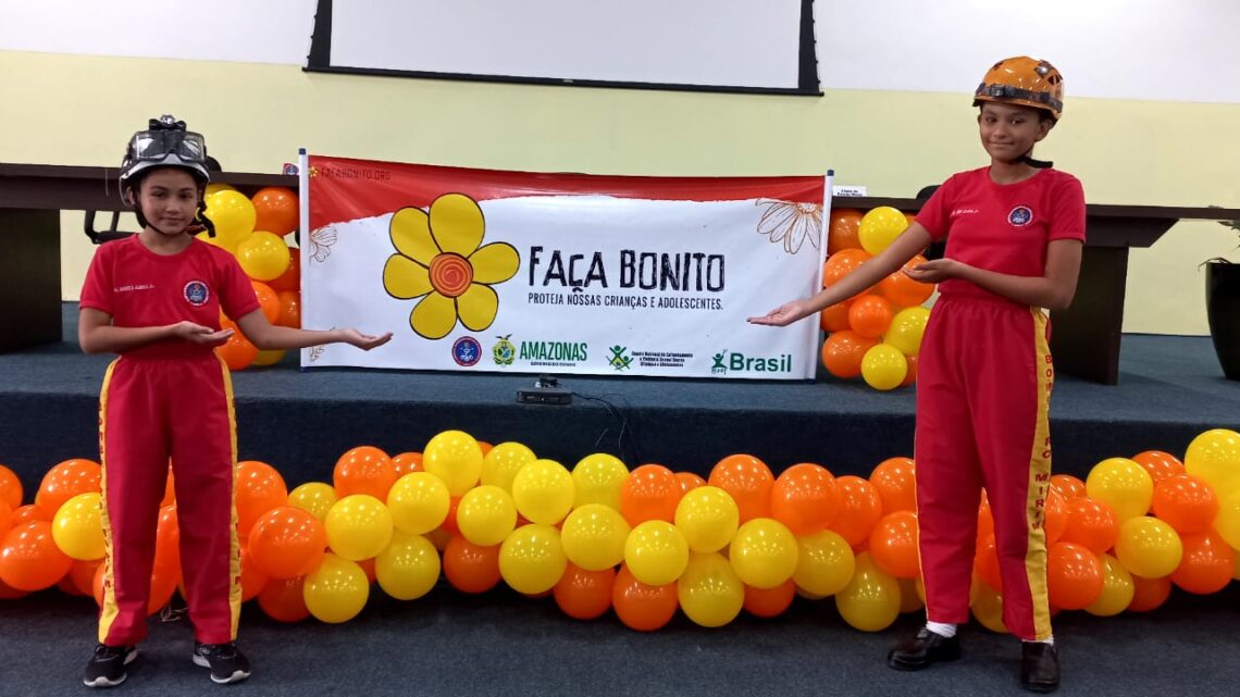 Corpo de Bombeiros encerra, nos quartéis de Manaus, campanha contra exploração de crianças e adolescentes