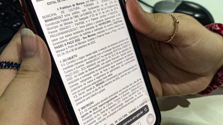 Prefeitura lança editais de patrocínio e de cota/patrocínio do festival #SouManaus Passo a Paço 2022