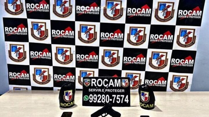 Rocam prende seis homens e apreende 12 aparelhos celulares