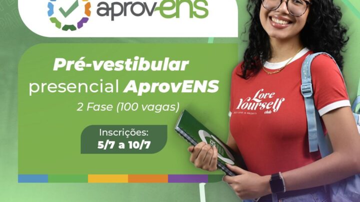 UEA lança Edital com 100 vagas para a 2 fase do AprovENS, curso pré-vestibular com aulas presenciais em Manaus