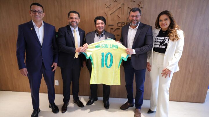 Governador Wilson Lima reúne com presidente da CBF e tratativas para o Amazonas receber jogos da Copa do Mundo Feminina avançam