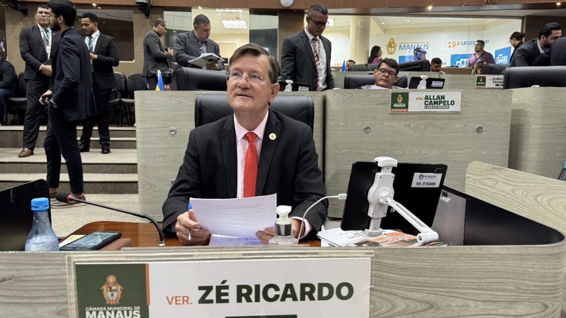 Zé Ricardo escolhido presidente da Comissão de Direitos Humanos da Câmara Municipal de Manaus