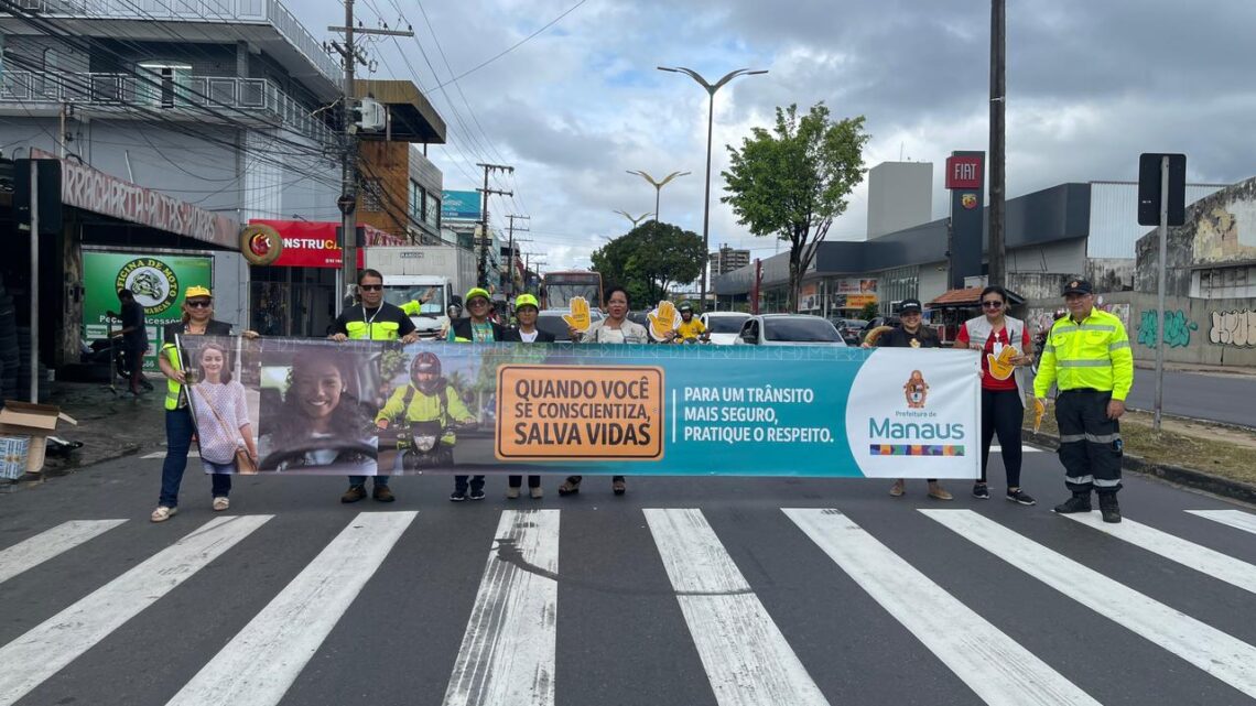 Mortes no trânsito de Manaus reduzem 40% durante o mês de janeiro