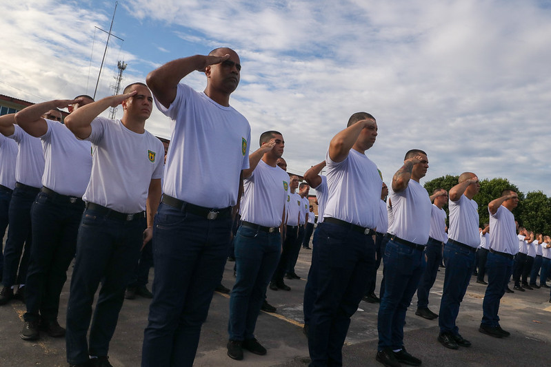 O Curso de Formação de Oficiais iniciou, nesta segunda-feira (10/03), com os 127 aprovados para os dois cargos