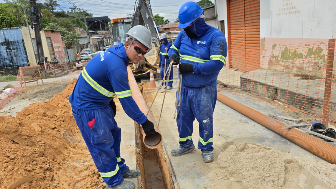 Cidade de Deus recebe pacote de obras de esgotamento sanitário com 17 mil metros de tubulações e 15 estações de bombeamento