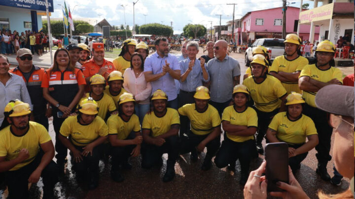 Governador Wilson Lima entrega Grupamento Integrado de Combate a Incêndio em Novo Aripuanã