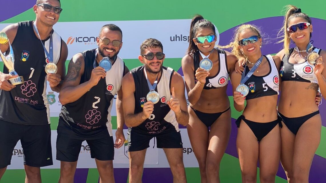 Universitários do AM iniciam disputa dos Jogos Brasileiros de Praia em João Pessoa