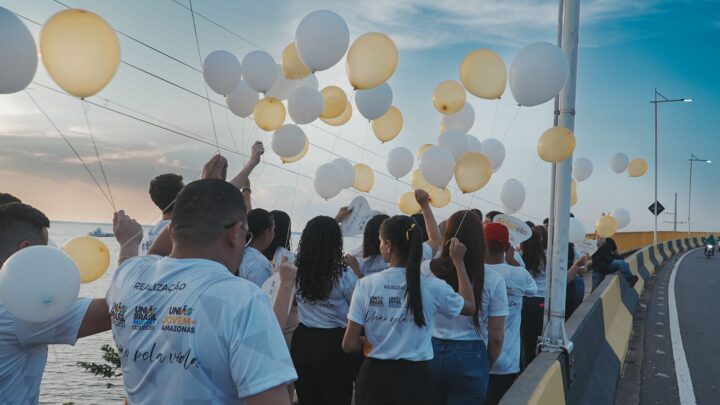 União Brasil Amazonas promove blitz do Setembro Amarelo na Ponte Rio Negro, chamando atenção para a valorização da vida