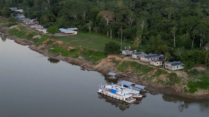 Venda do pirarucu de manejo propicia segurança energética para pescadores no Amazonas