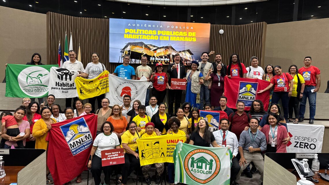 Audiência Pública reúne sociedade civil para discutir crise habitacional em Manaus