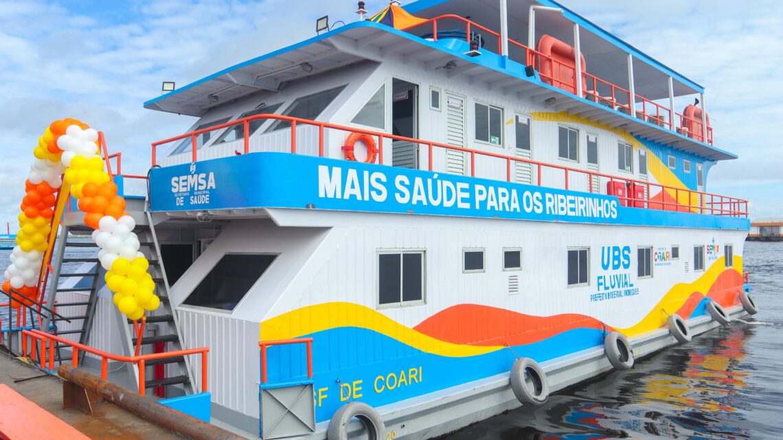 Com estrutura revitalizada e equipada, UBS Fluvial de Coari é reinaugurada e já inicia missão no Alto Solimões