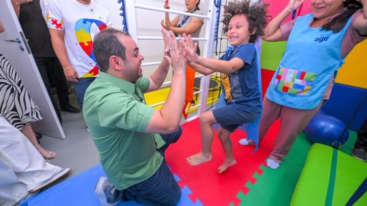 Governador Roberto Cidade reforça compromisso com a causa autista ao celebrar o primeiro ano do Caic TEA José Contente