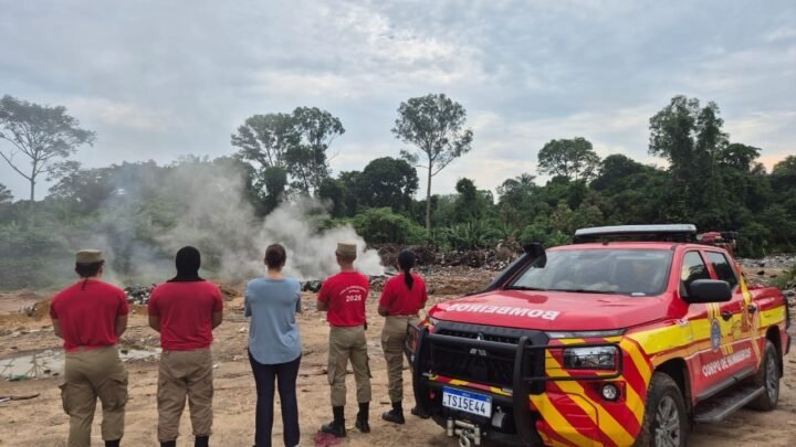 MP acompanha combate a incêndio no Lixão de Canutama e apura suspeita de ação criminosa